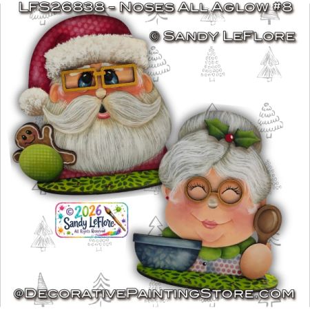 Noses All Aglow 8 Painting Pattern - Sandy LeFlore